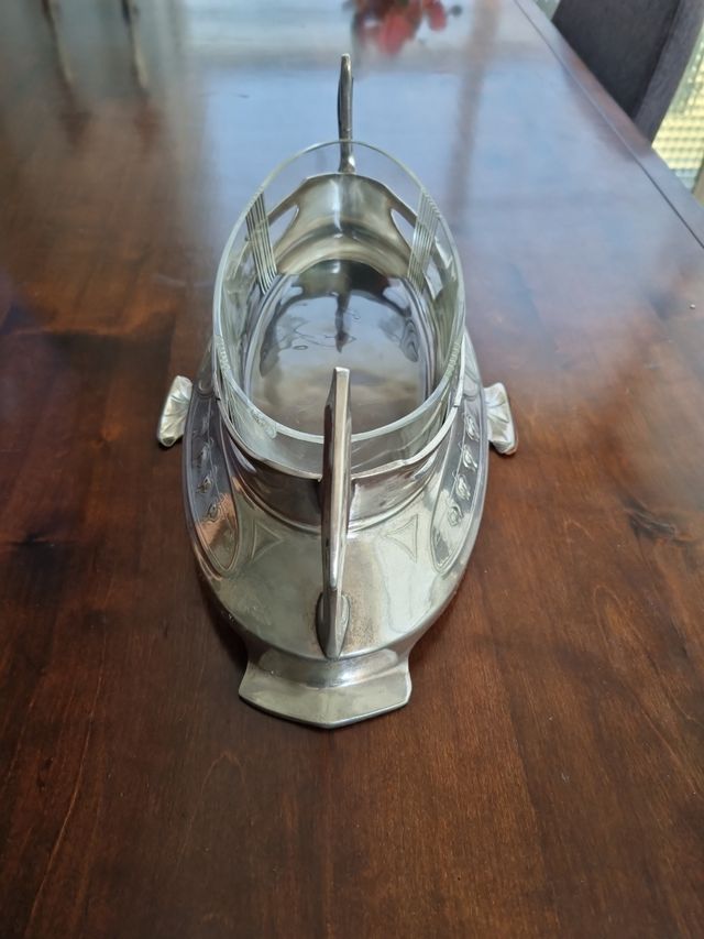 centro de mesa frutero art noveau