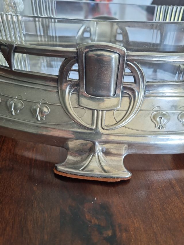 centro de mesa frutero art noveau