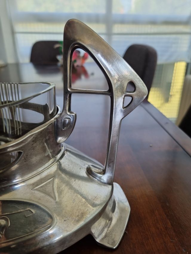 centro de mesa frutero art noveau