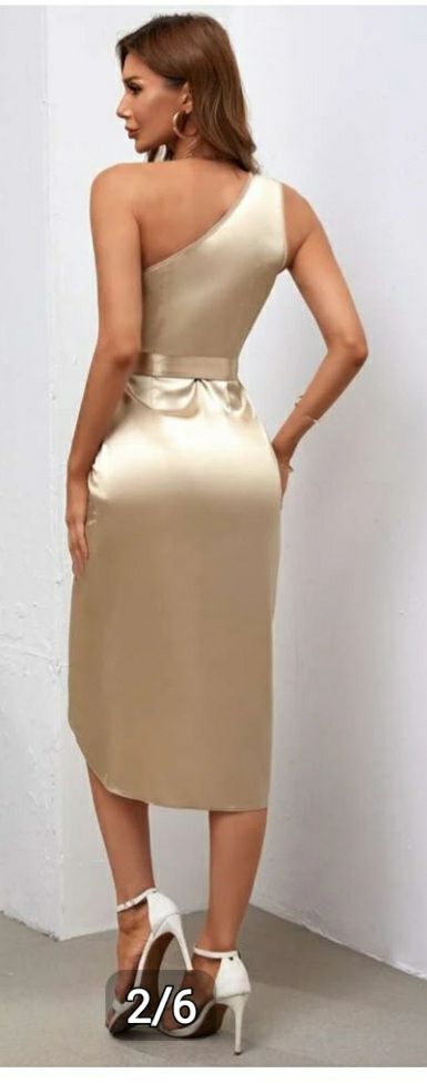 Abito raso monospalla