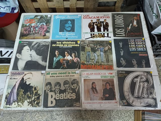 lote de 120 singles/single