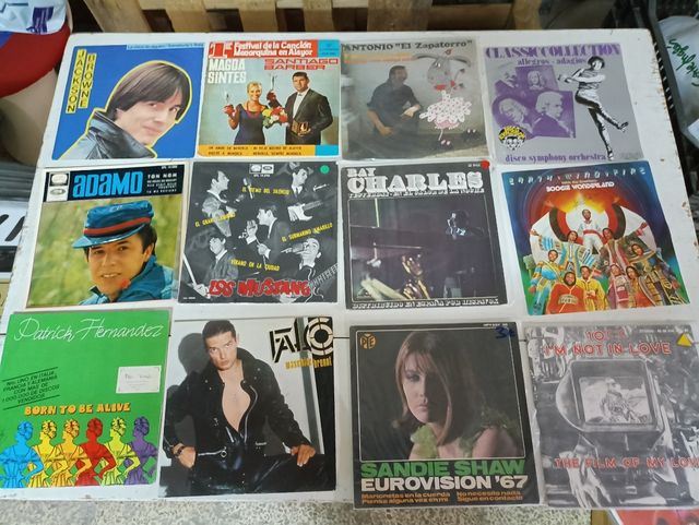 lote de 120 singles/single