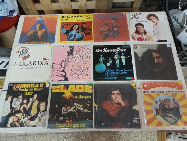 lote de 120 singles/single