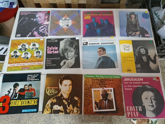 lote de 120 singles/single