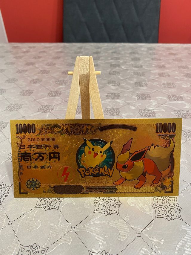 EXCLUSIVO BILLETE DE POKEMON. MODELO: FLAREON
