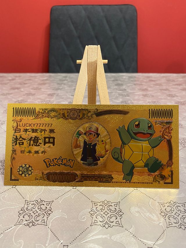 EXCLUSIVO BILLETE DE POKEMON. MODELO: SQUIRTLE