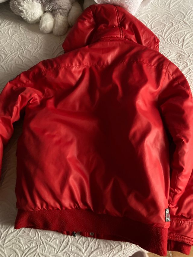 Cazadora Boboli roja forrada de invierno talla 10