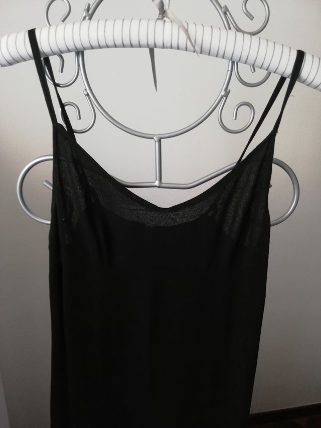 Vestido largo negro Zara Collection