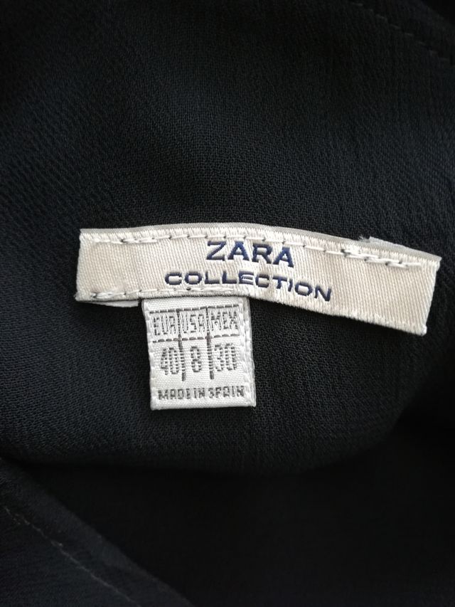 Vestido largo negro Zara Collection