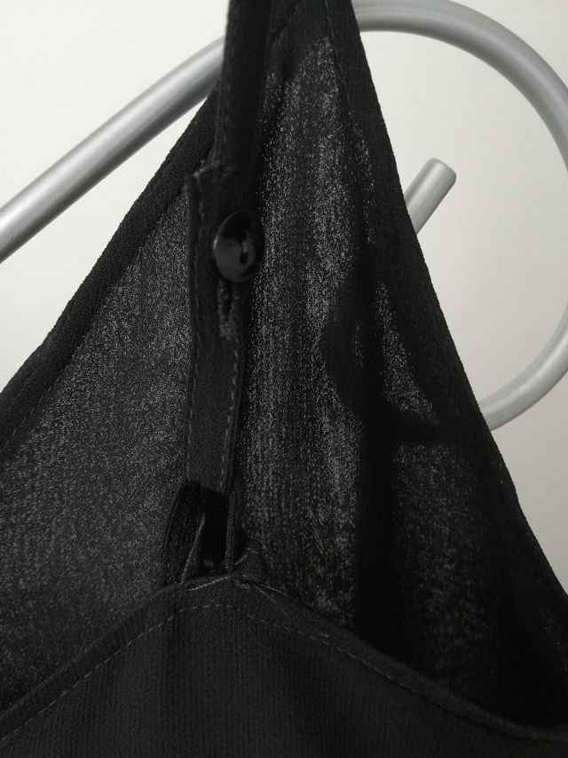 Vestido largo negro Zara Collection