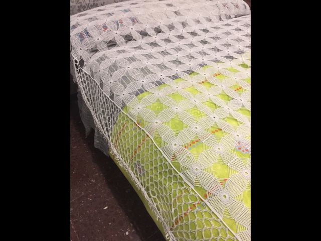 Colcha hecha a mano 2x2,30