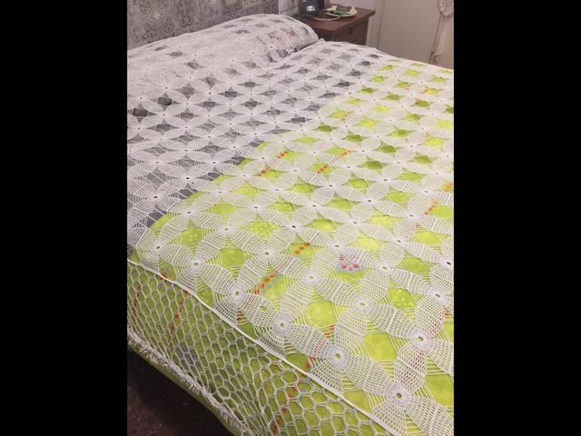 Colcha hecha a mano 2x2,30