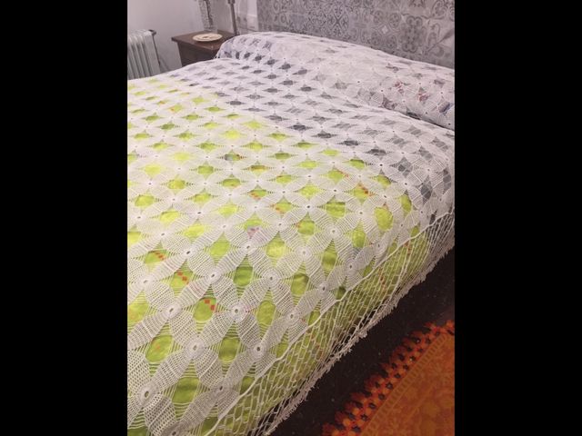 Colcha hecha a mano 2x2,30