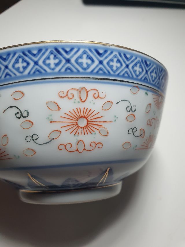Jingdezhen Linglong de porcelana azul