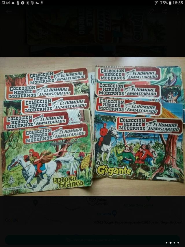 Lote Tebeos Antiguos del HOMBRE ENMASCARADO 1958