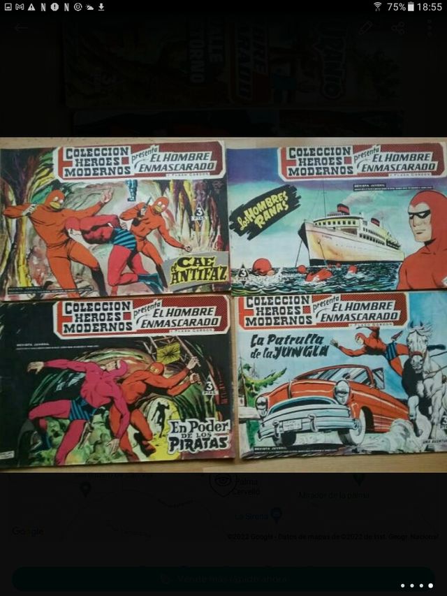 Lote Tebeos Antiguos del HOMBRE ENMASCARADO 1958