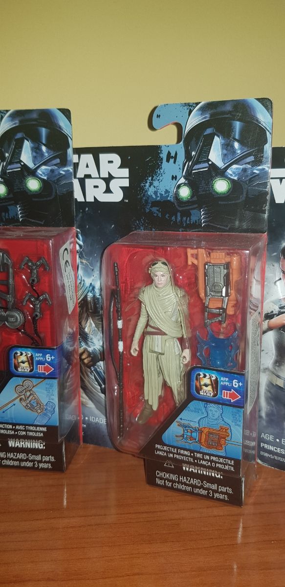 3 figuras con blíster Rogue One