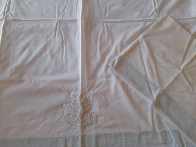 lenzuolo sopra per culla