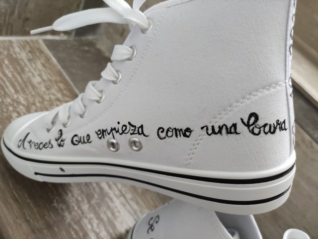 Zapatillas personalizadas novia