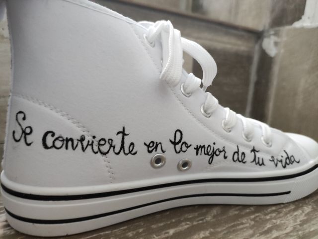Zapatillas personalizadas novia
