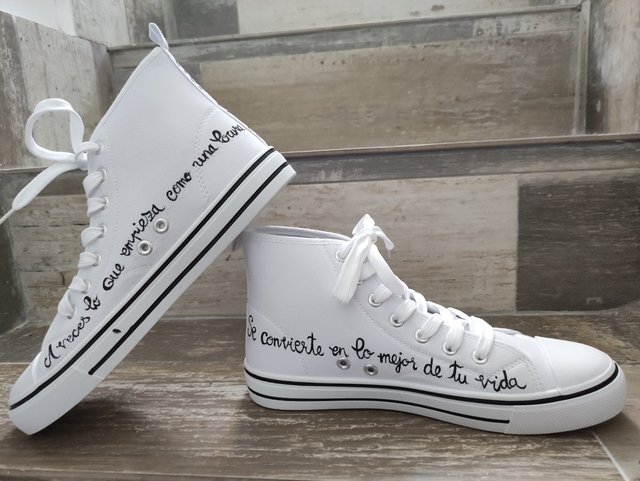 Zapatillas personalizadas novia