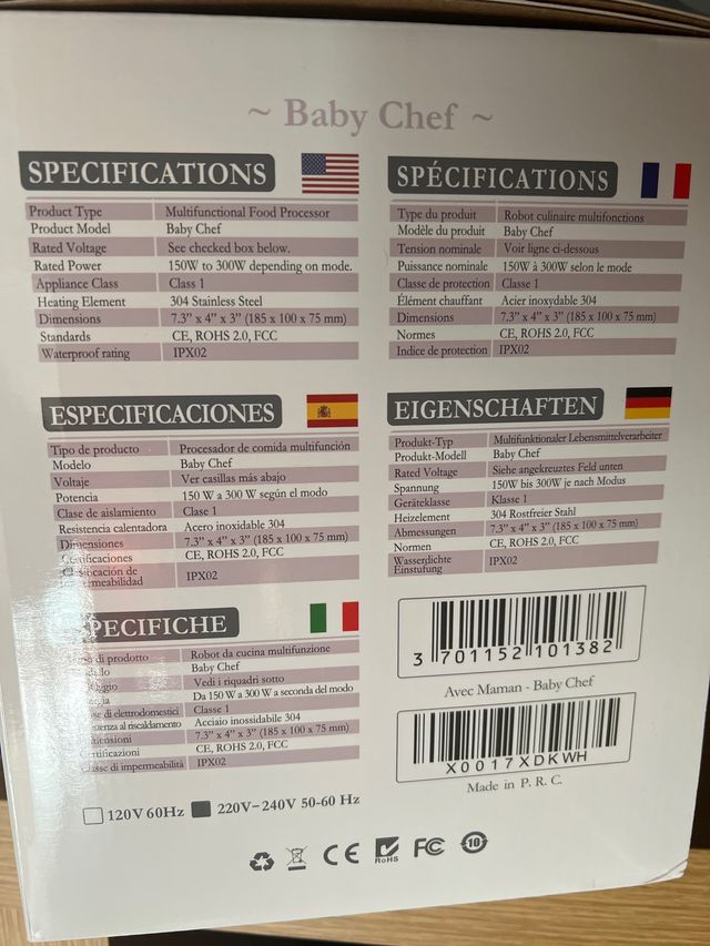 Baby chef Avec Maman