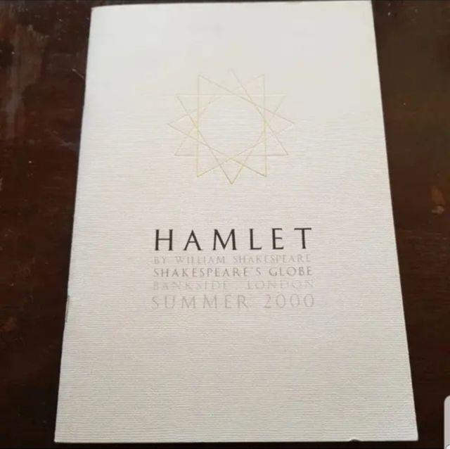 Programa obra Hamlet en el Globe Theatre
