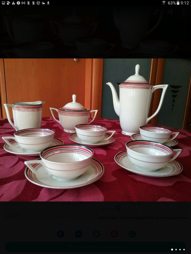 Juego de café antiguo