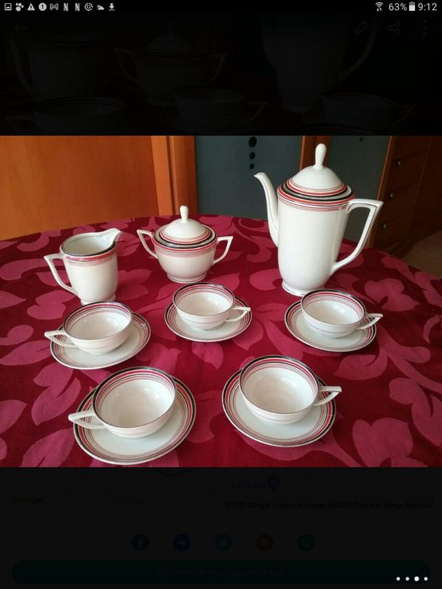 Juego de café antiguo