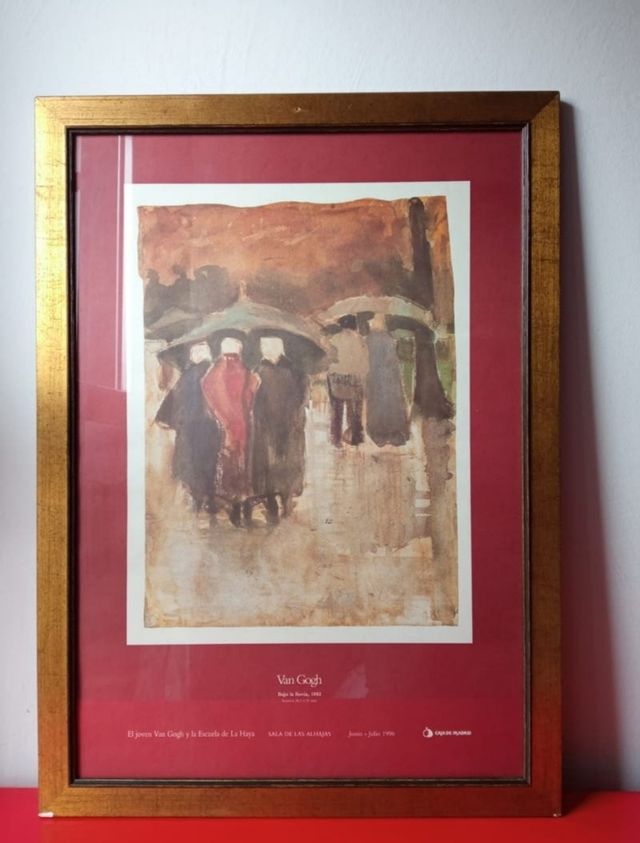 Cartel original exposición Van Gogh