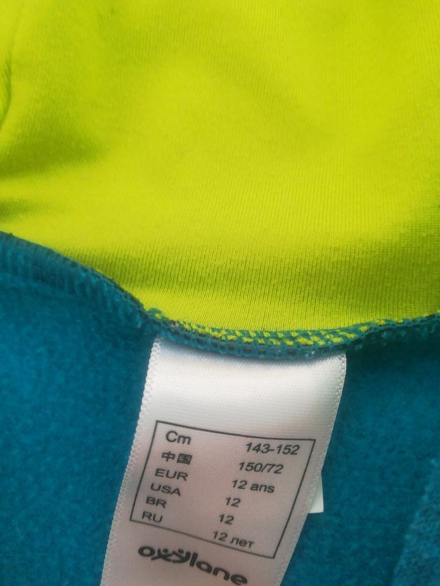 conjunto deportivo:pantalón corto talla 10 y sudad