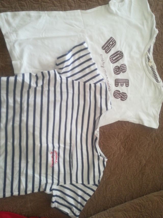lote dos camisetas niña