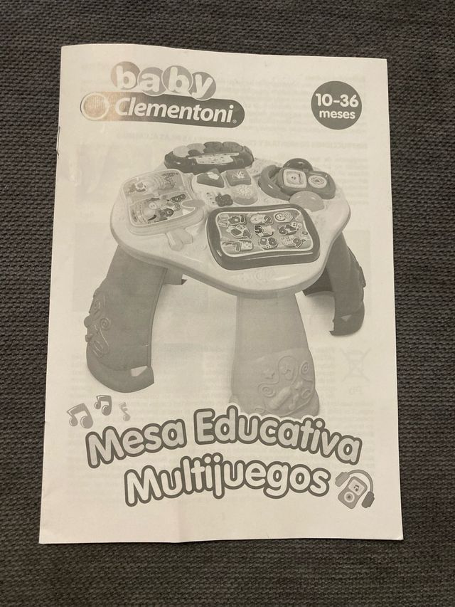 Mesa musical bebé
