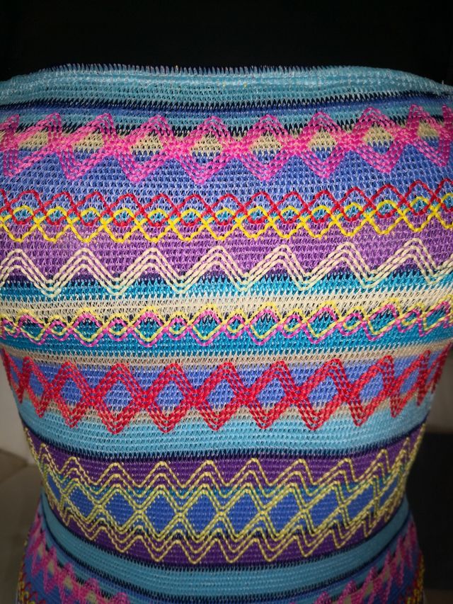 mini dress stretch multicolors