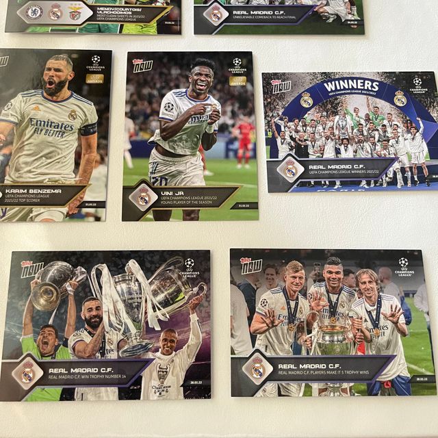 Fichas Real madrid Campeón champions 2022