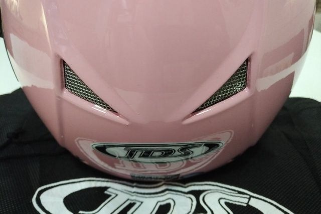 CASCO JET ROSA DESENFUNDABLE T.L 59-60 NUEVO