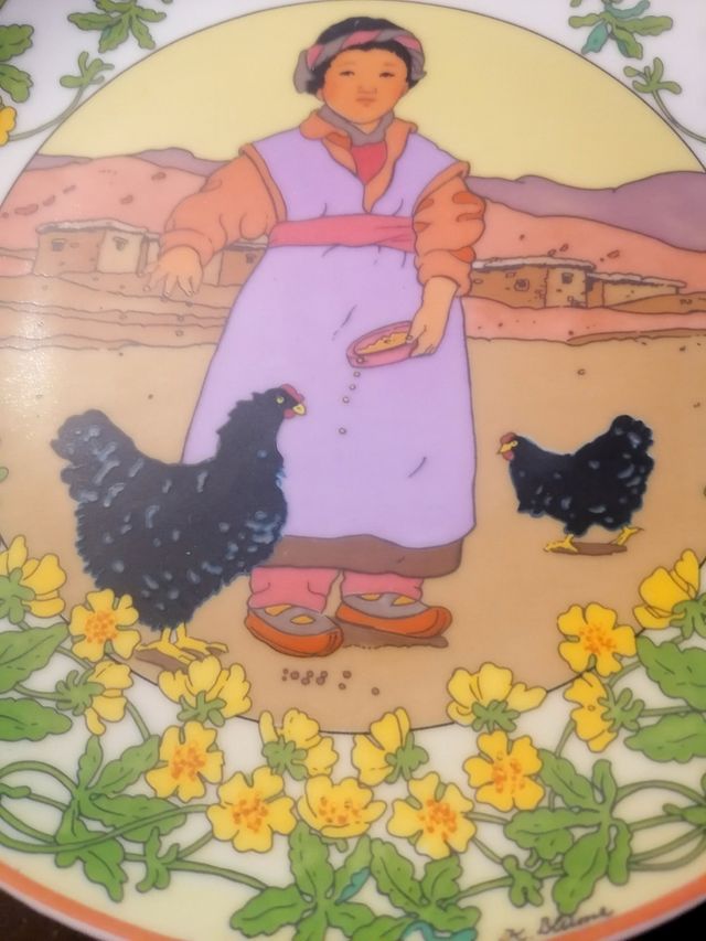 3 Piatti di cui 2 Unicef N.1 e N.2,Serie “I nostri