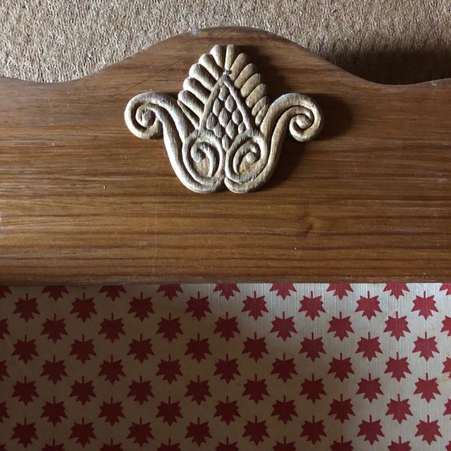 Mueble Especiero Madera estampado hojas