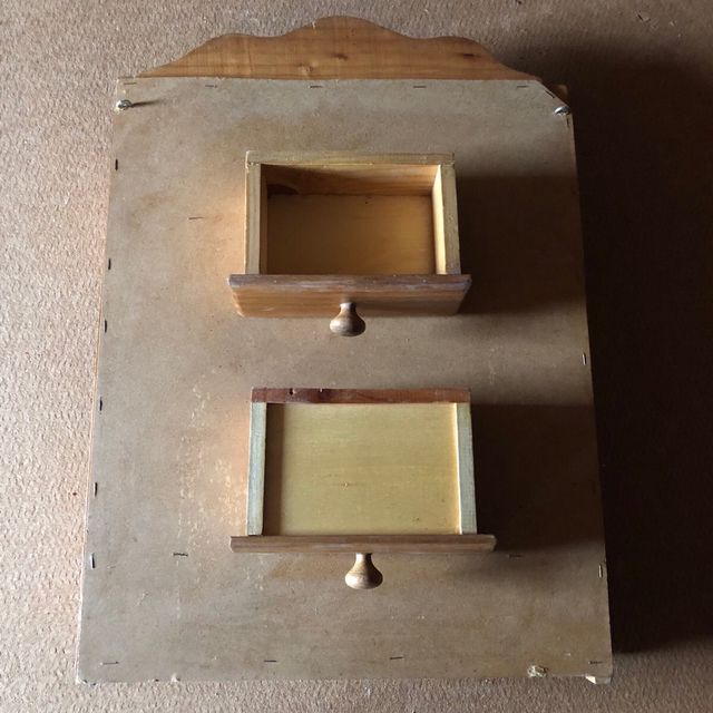 Mueble Especiero Madera estampado hojas