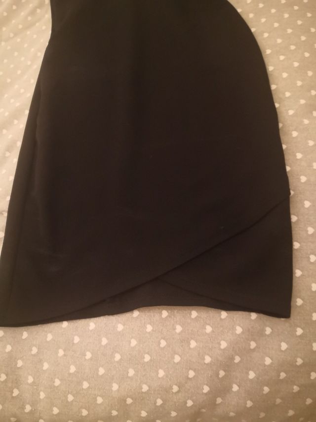 mini dress black stretch