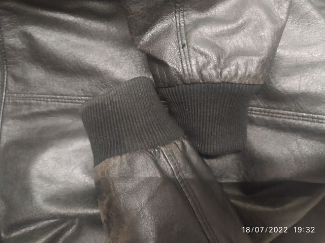 giubbotto in vera pelle