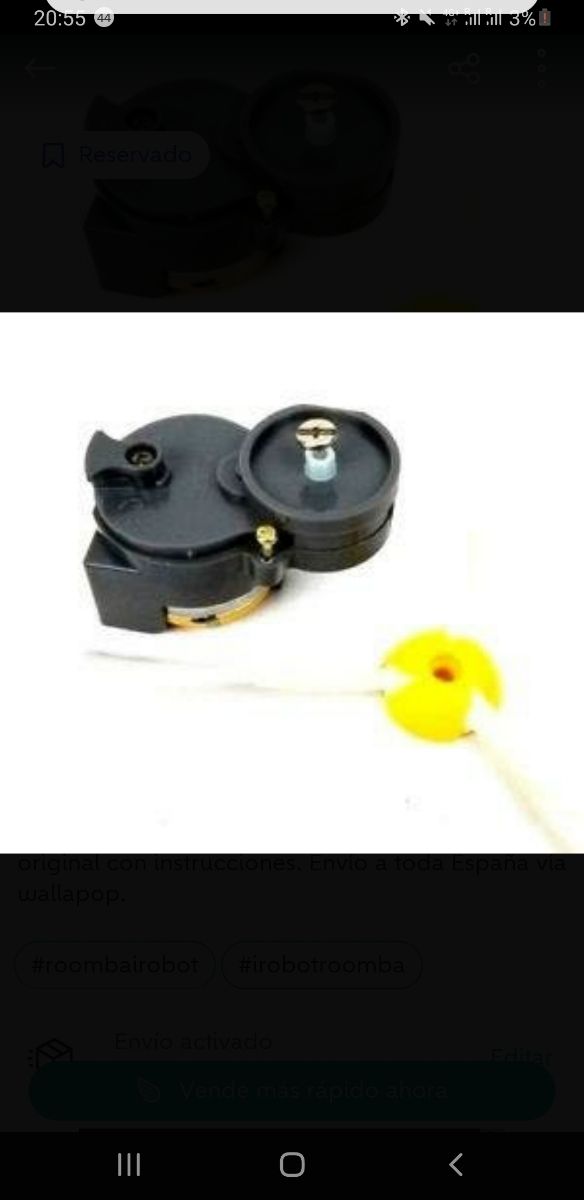 Motor cepillo Original Roomba IrobotRobot