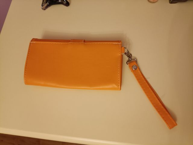 Bolso de mano naranja