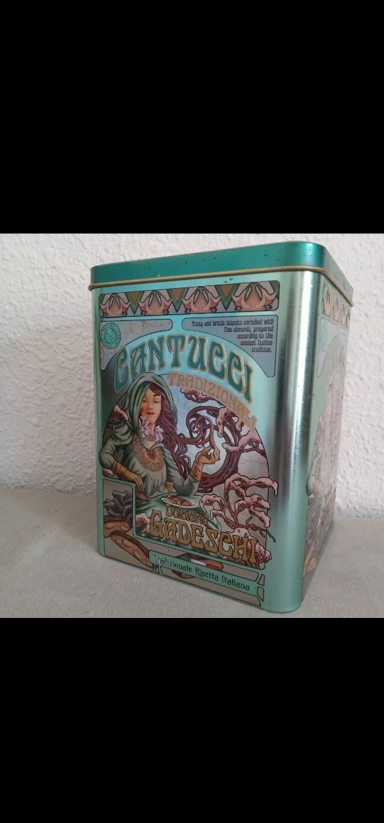 caja de galletas vintage