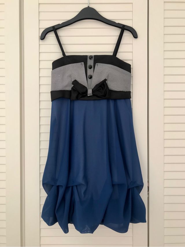 Vestido con falda globo - sin estrenar