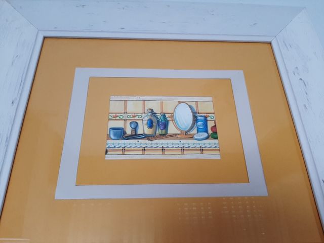Cuadro decorativo baño