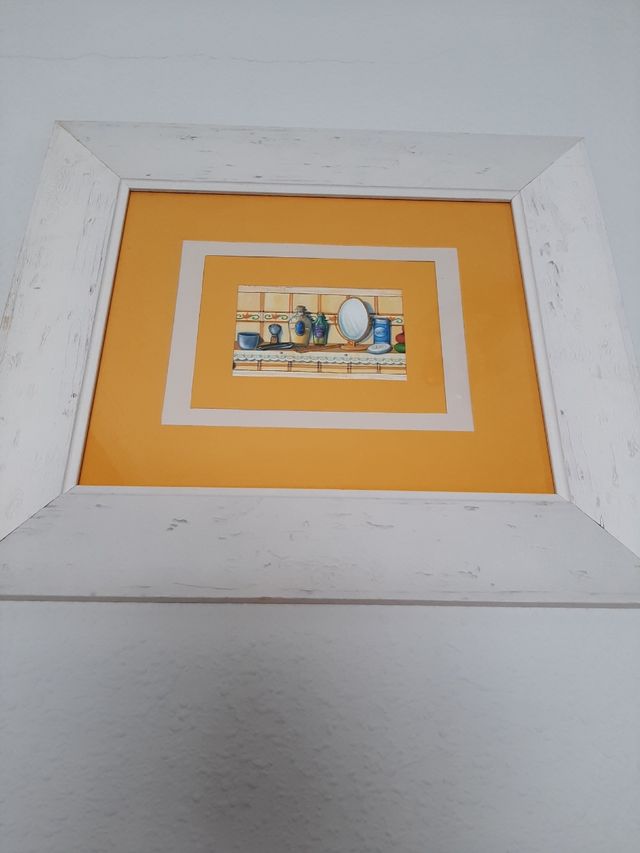 Cuadro decorativo baño