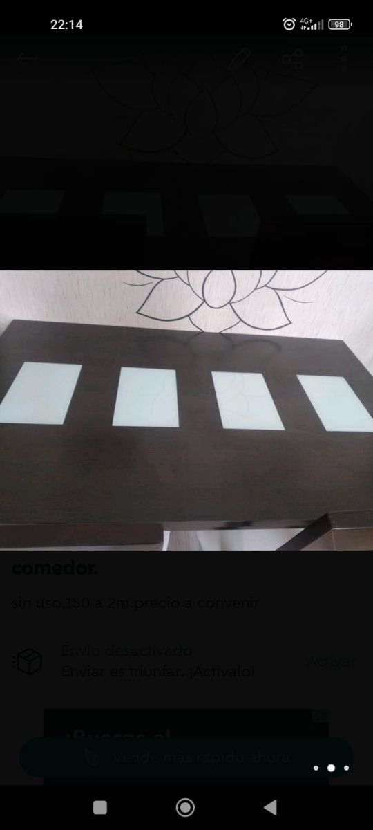 lote de 4 sillas comedor