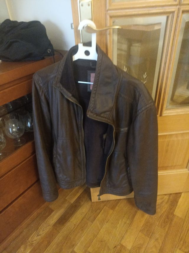 Chaqueta de cuero Springfield Talla L
