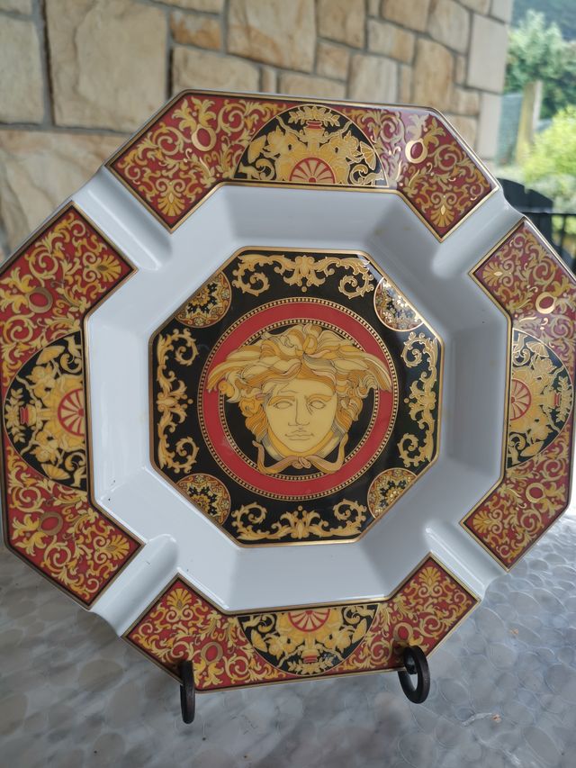 Cenicero Versace Medusa en perfecto estado